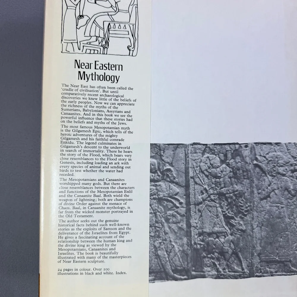 John Gray Near Eastern Mythology Hardcover 1973 2nd Impression History Religion